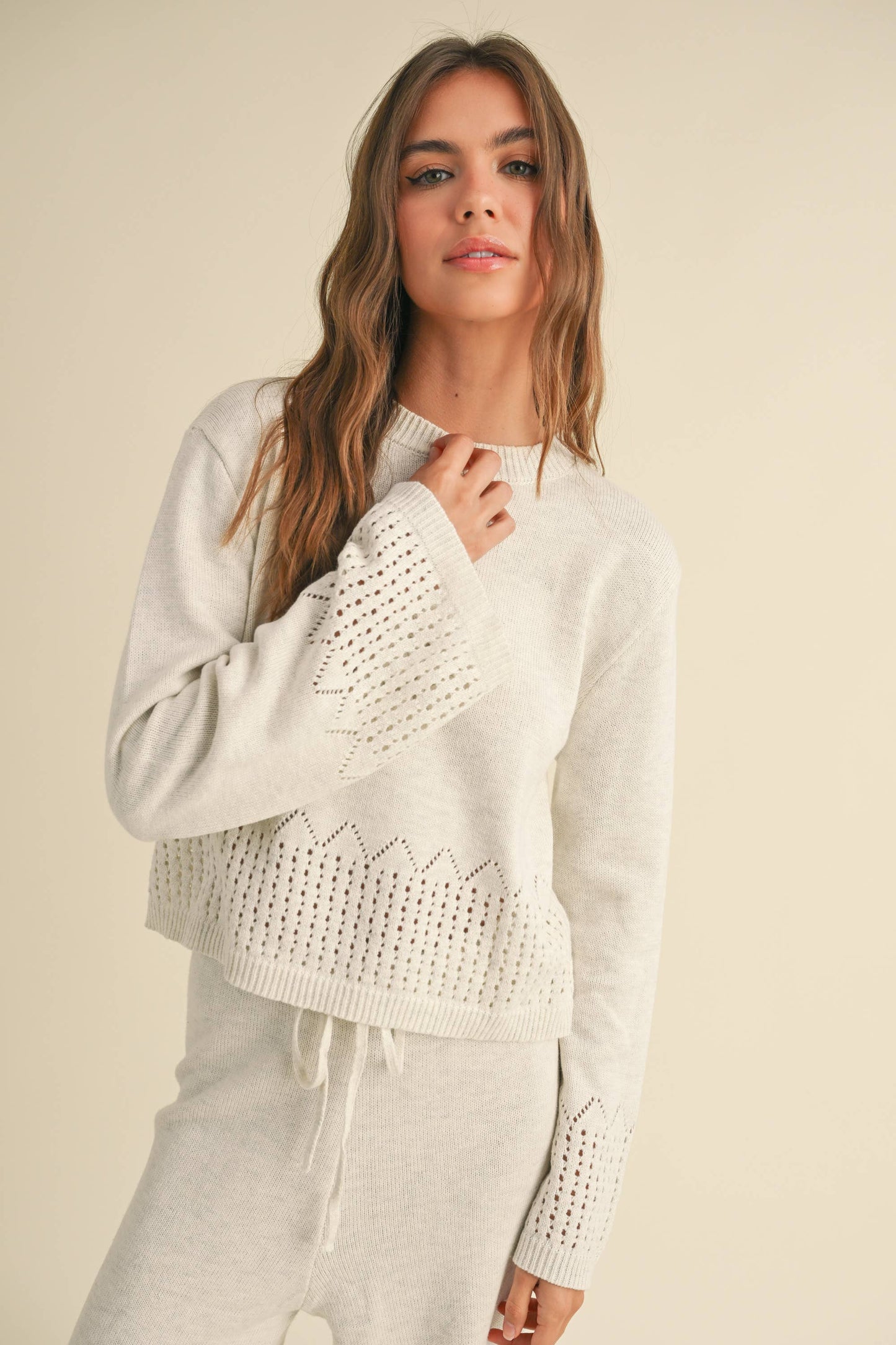 Crochet Knitted Top