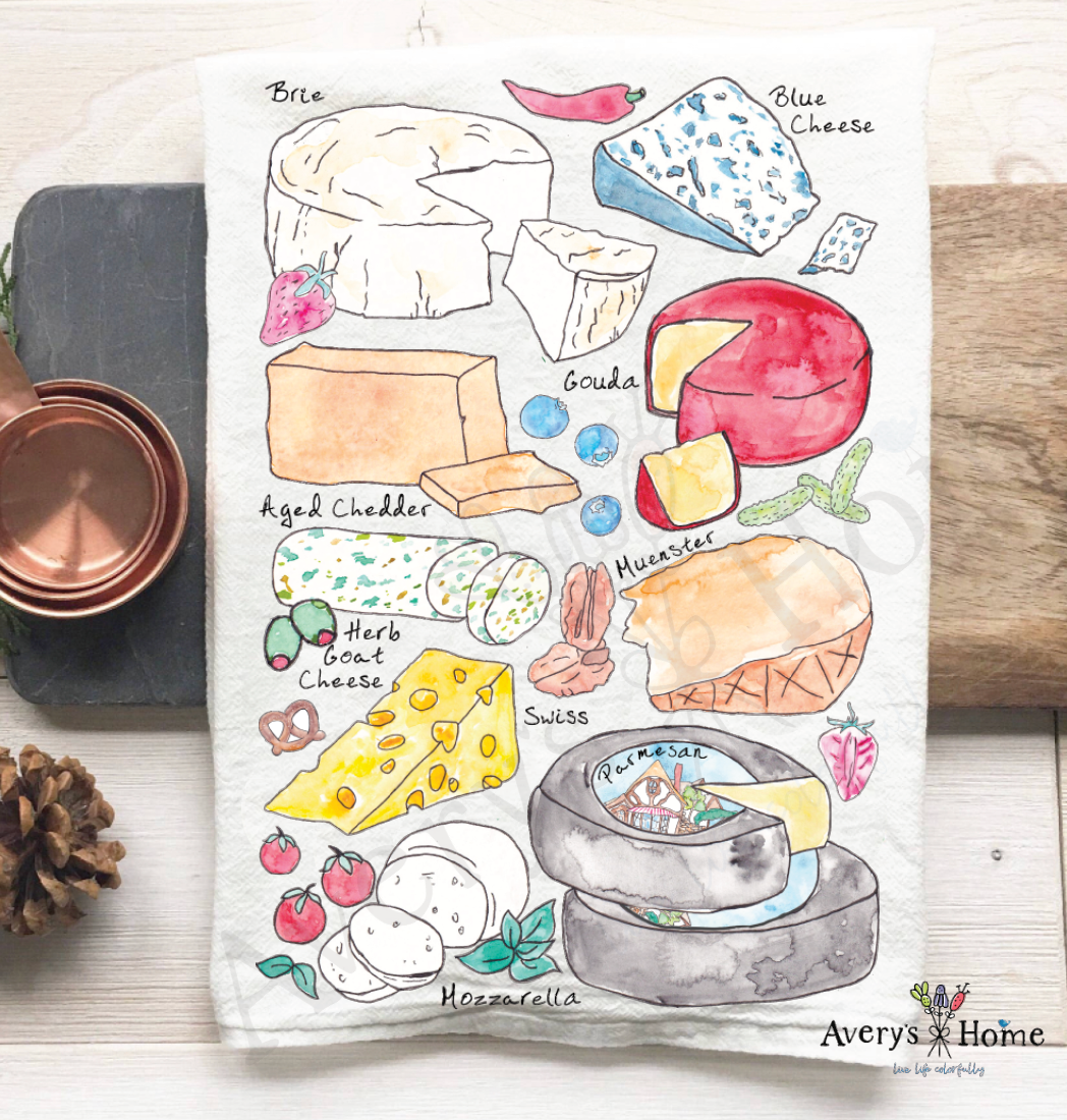 Favorite Cheese Tea Towel