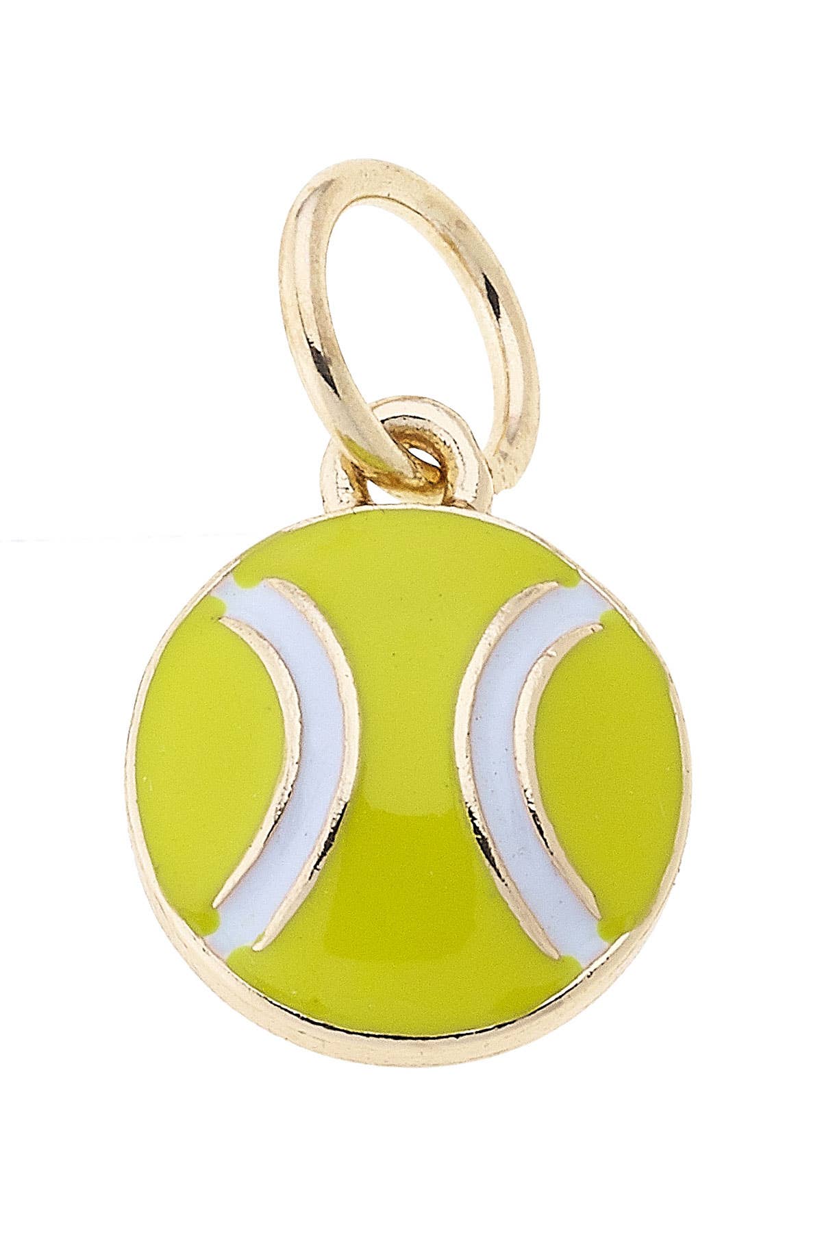 Enamel Tennis Ball Charm