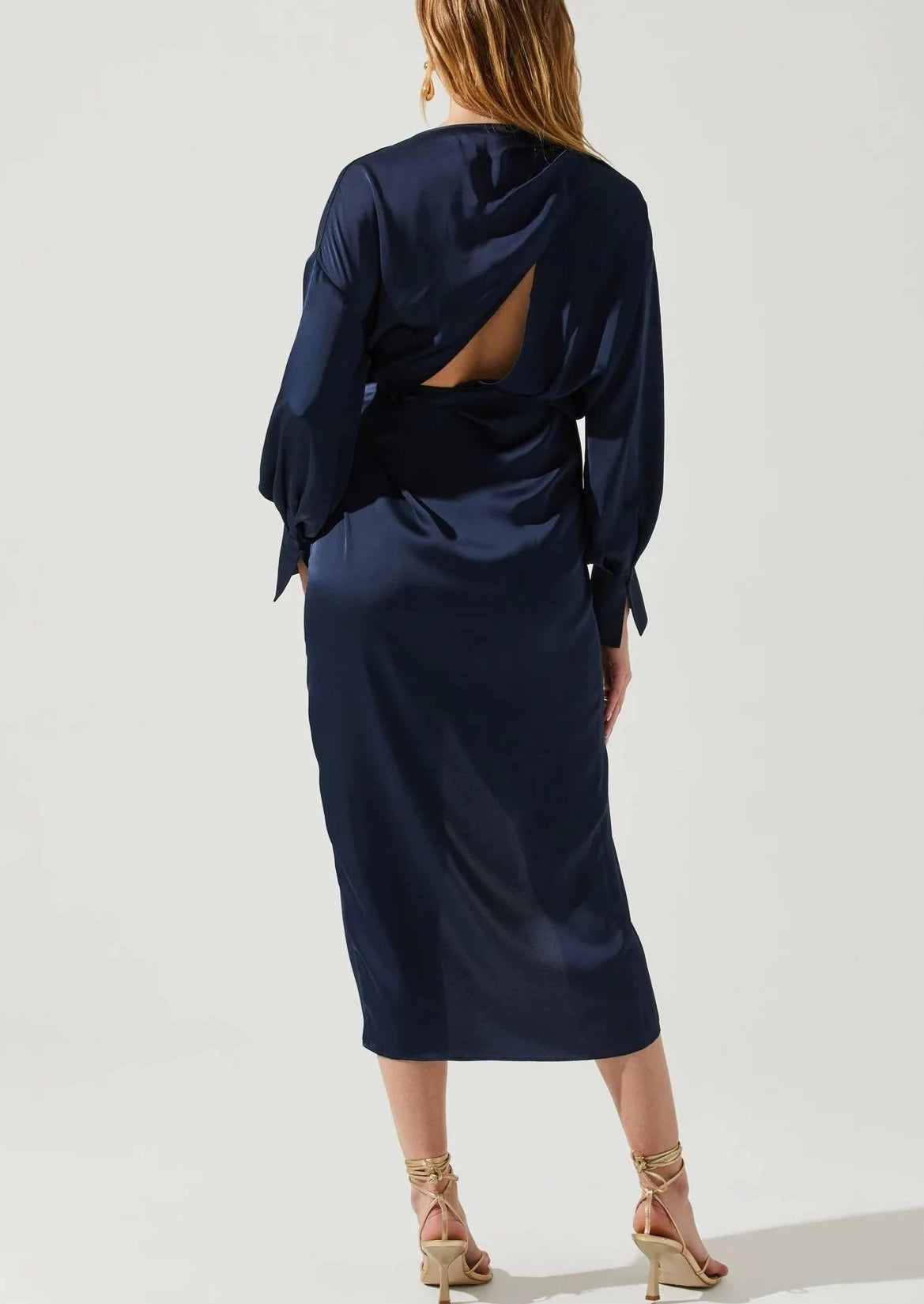 Sadyra Drop Shoulder Wrap Dress