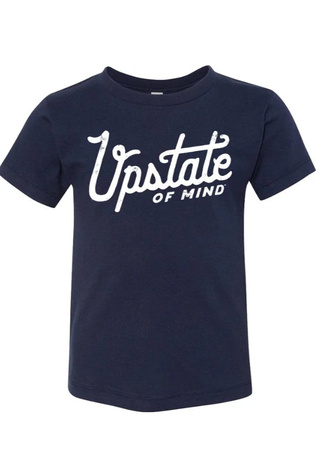 Upstate of Mind Kids Tee Navy Wash