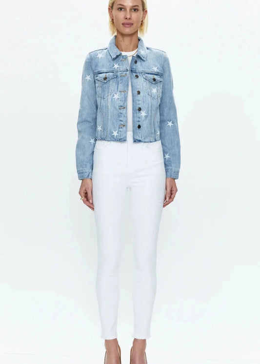 Aline High Rise Skinny - White