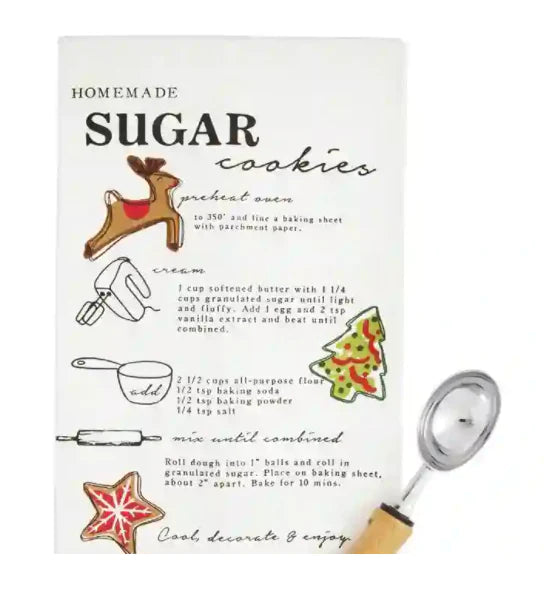 Sugar Cookie Recipe Towel Set