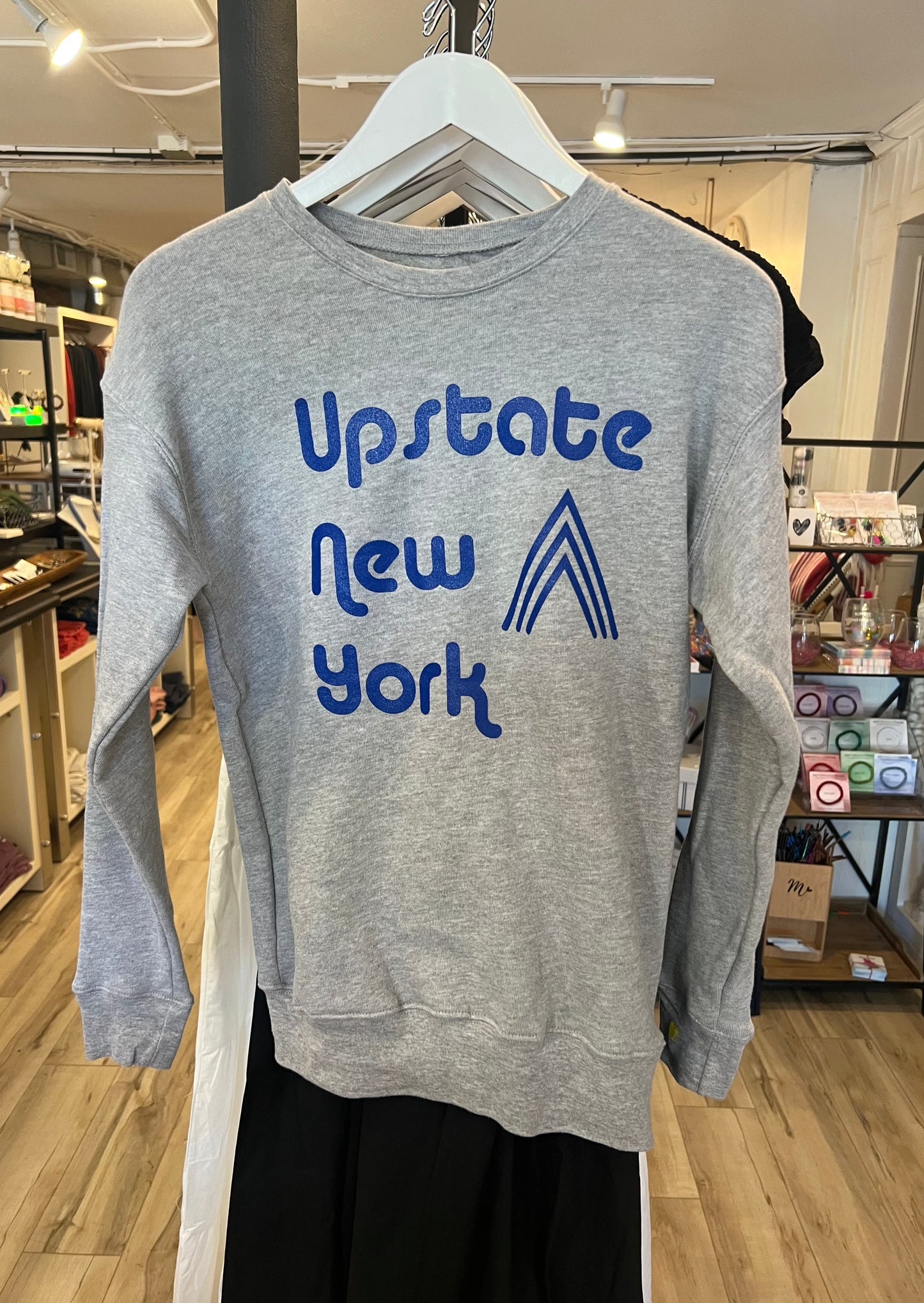 Upstate Retro Crew Gray/Blue