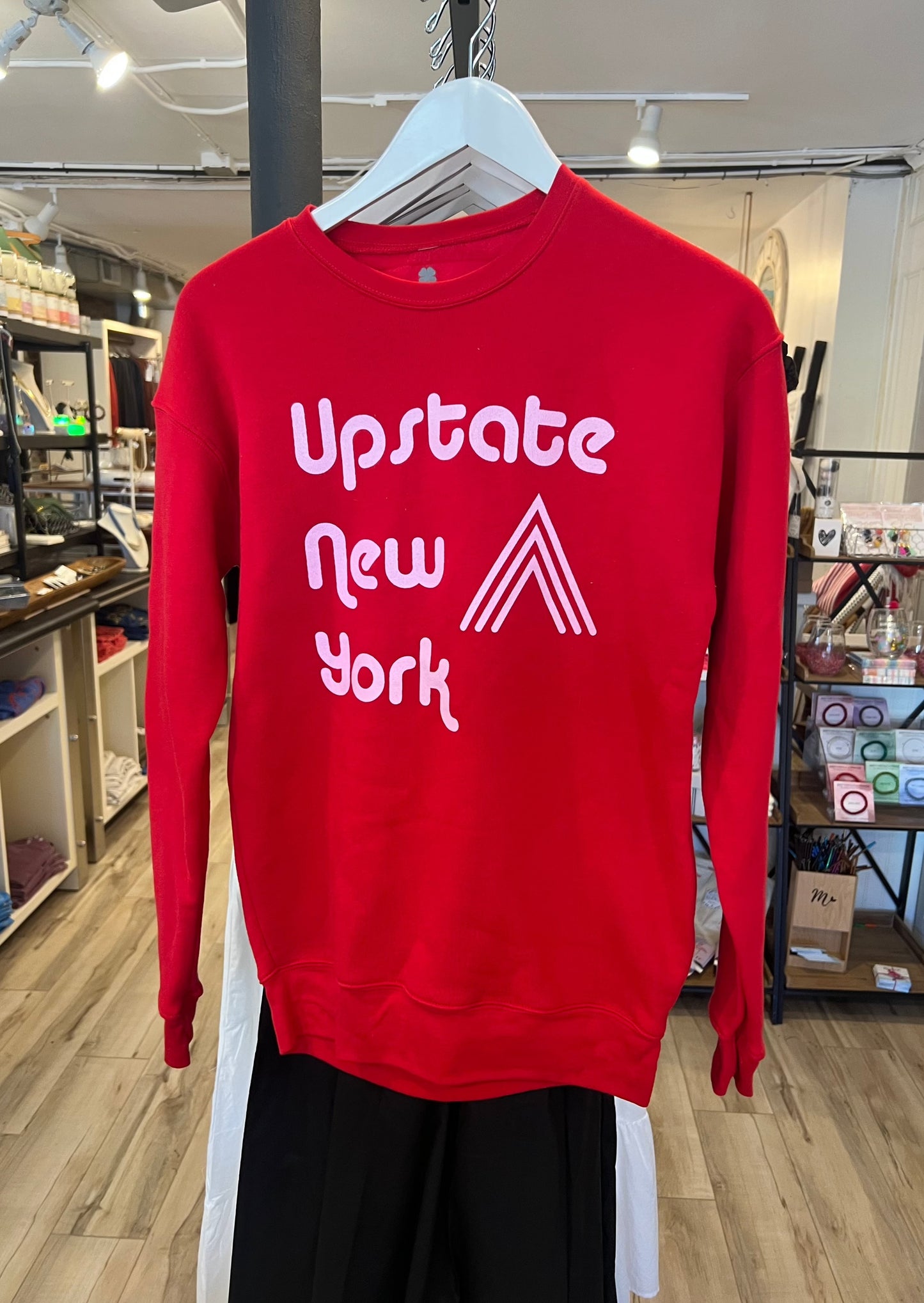 Upstate Retro Crew Red/Pink