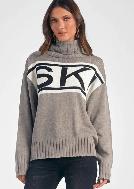 Aspen Ski Sweater Gray