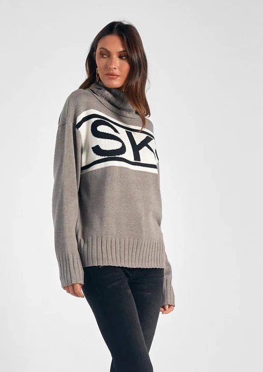 Aspen Ski Sweater Gray