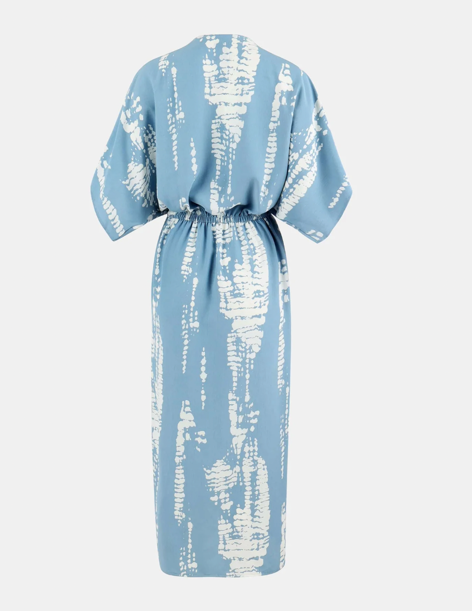 Lezat Joey Midi Dress - Blue Snake