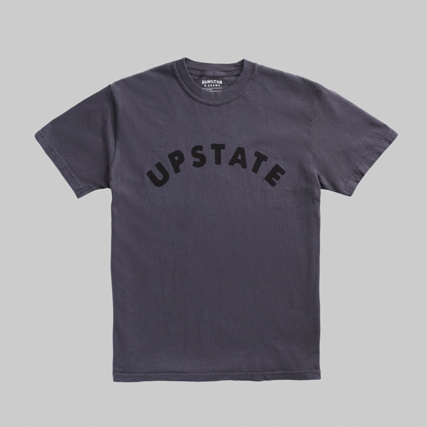 Upstate Tee - Graphite and Black