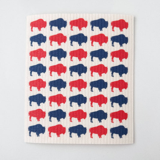 Buffalo Bills Inspired Swedish Dish Towel