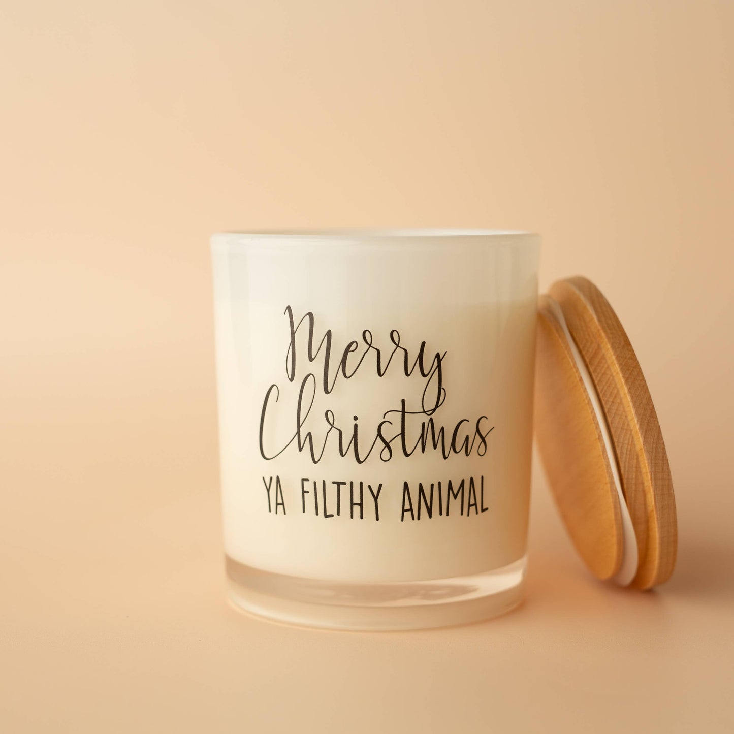 Merry Christmas Ya Filthy Animal Candle
