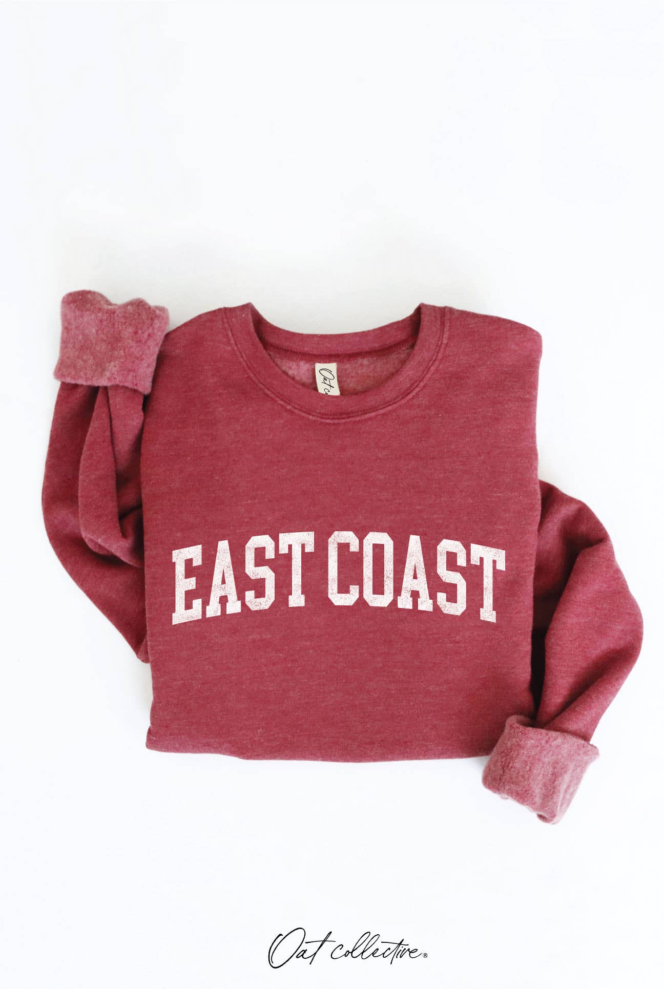 East Coast Sweatshirt - Maroon