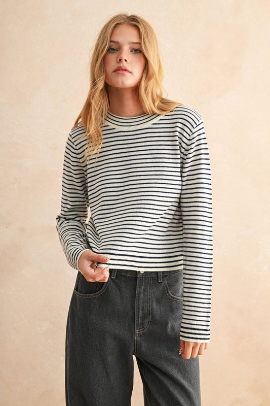Striped Sweater Top