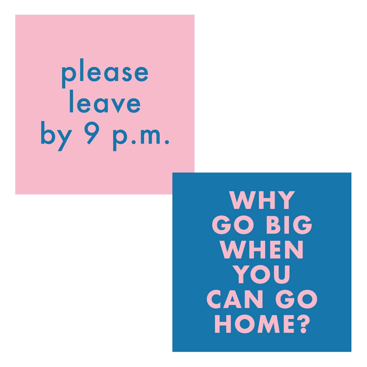 Double Sided Cocktail Napkins | Home By 9PM