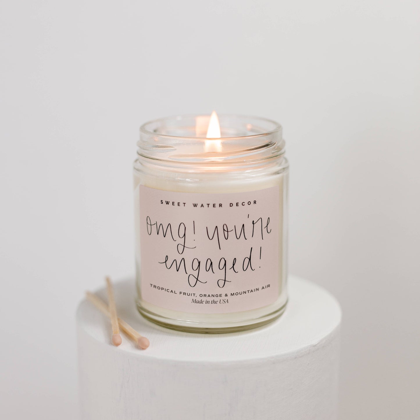 OMG! You're Engaged! 9 oz Soy Candle