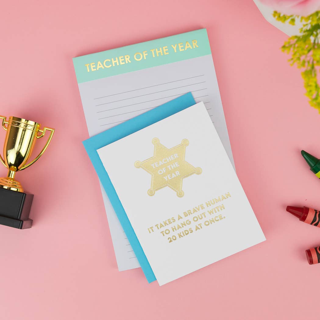 Teacher of the Year Card