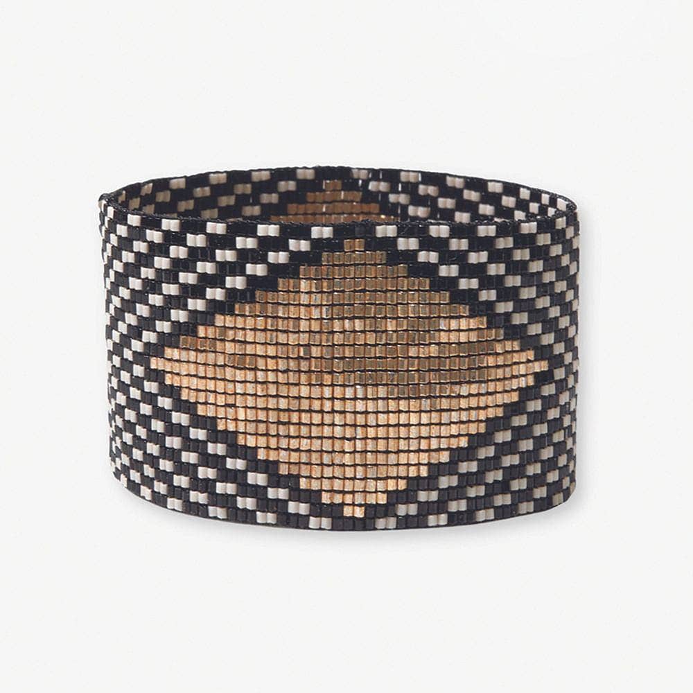 Brooklyn Diamond Beaded Stretch Bracelet