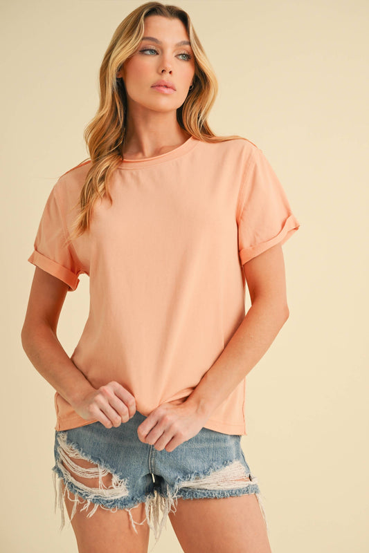Mali Baby Tee -  Peaches