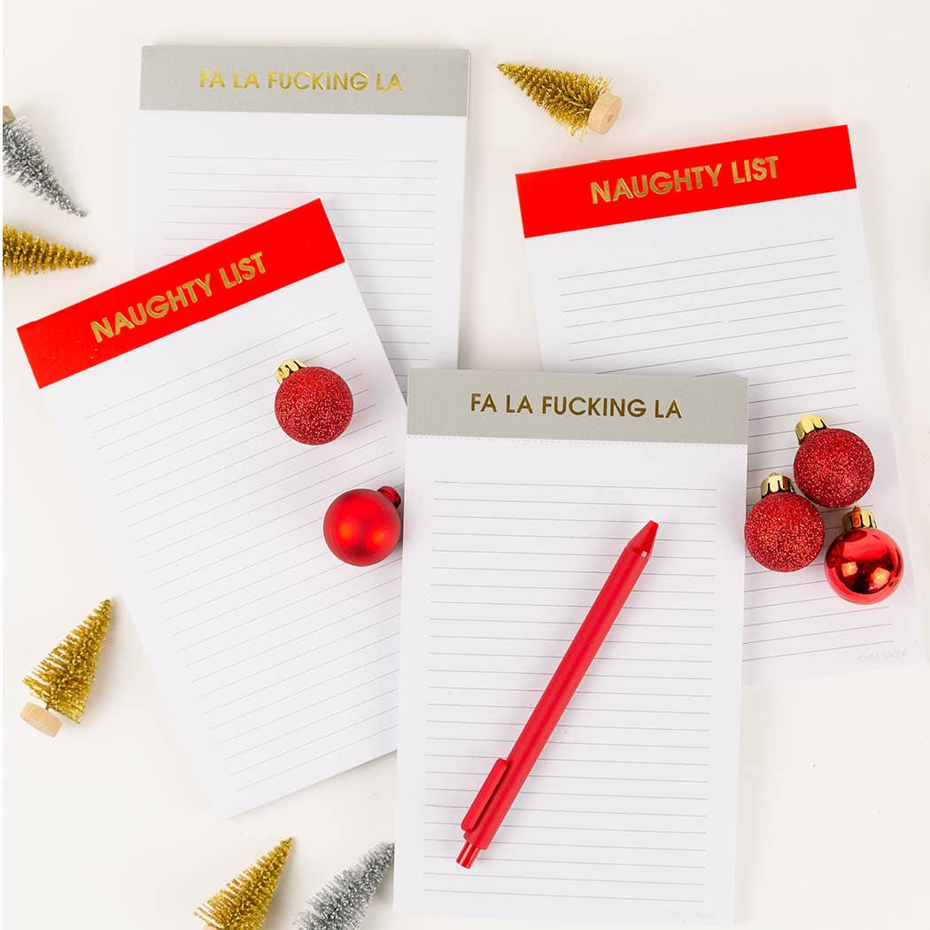 Naughty List Notepad