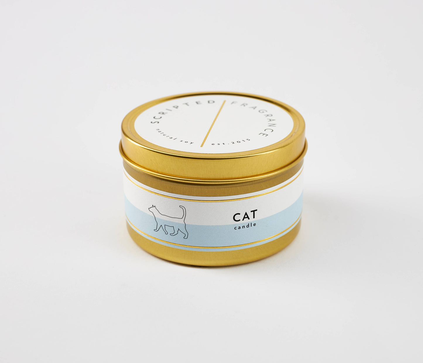 Cat Pet Soy Candle: Reusable Rocks Glass