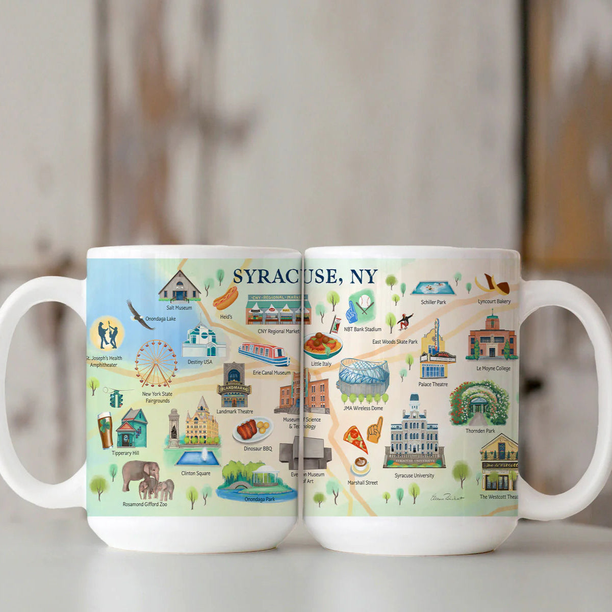 Syracuse Landmarks Mug