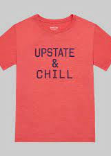 Upstate and Chill Tee Red