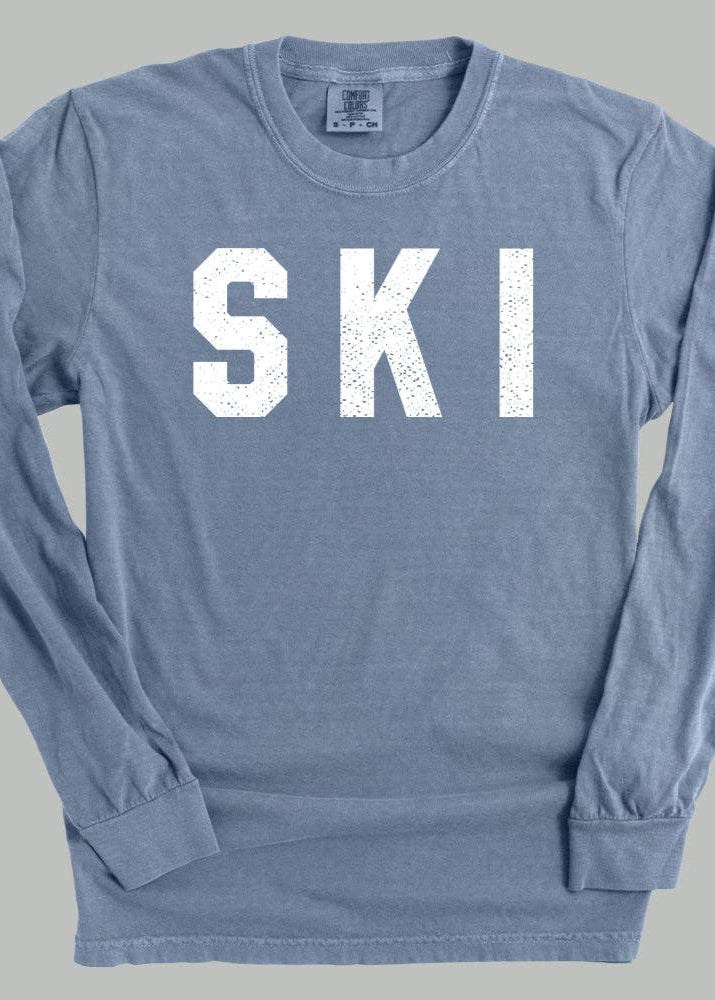 Ski Collegiate Blue Jean Longsleeve