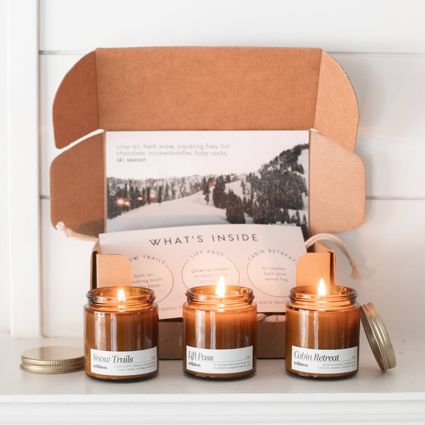 Cabin Retreat Ski Inspired Soy Candle