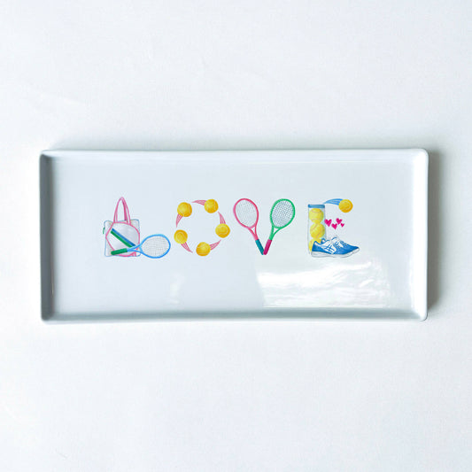 Tennis Love Icons Tray