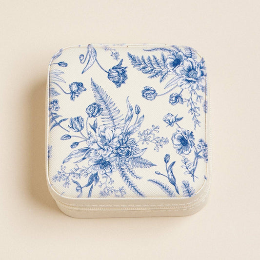 Blue Blossom Jewelry Box