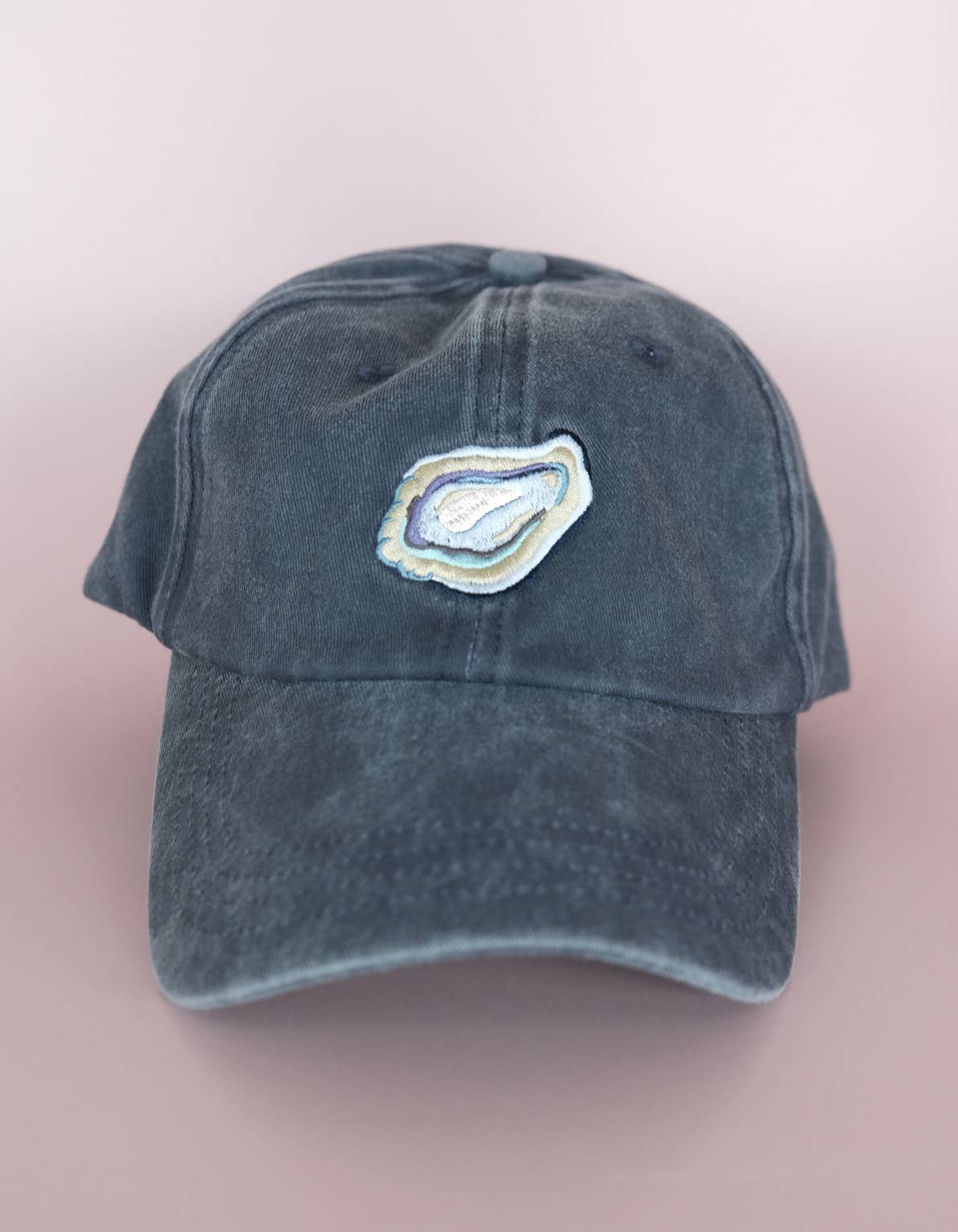Embroidered Oyster Baseball Hat