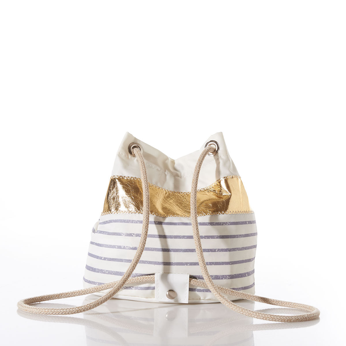 Sea Bags - Grey Mariner Stripe Bucket Bag