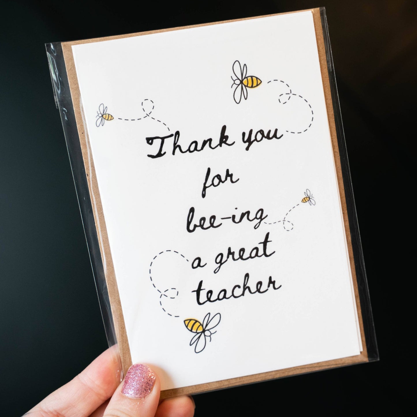 Thank You For BEE-ing a Great Teacher Card