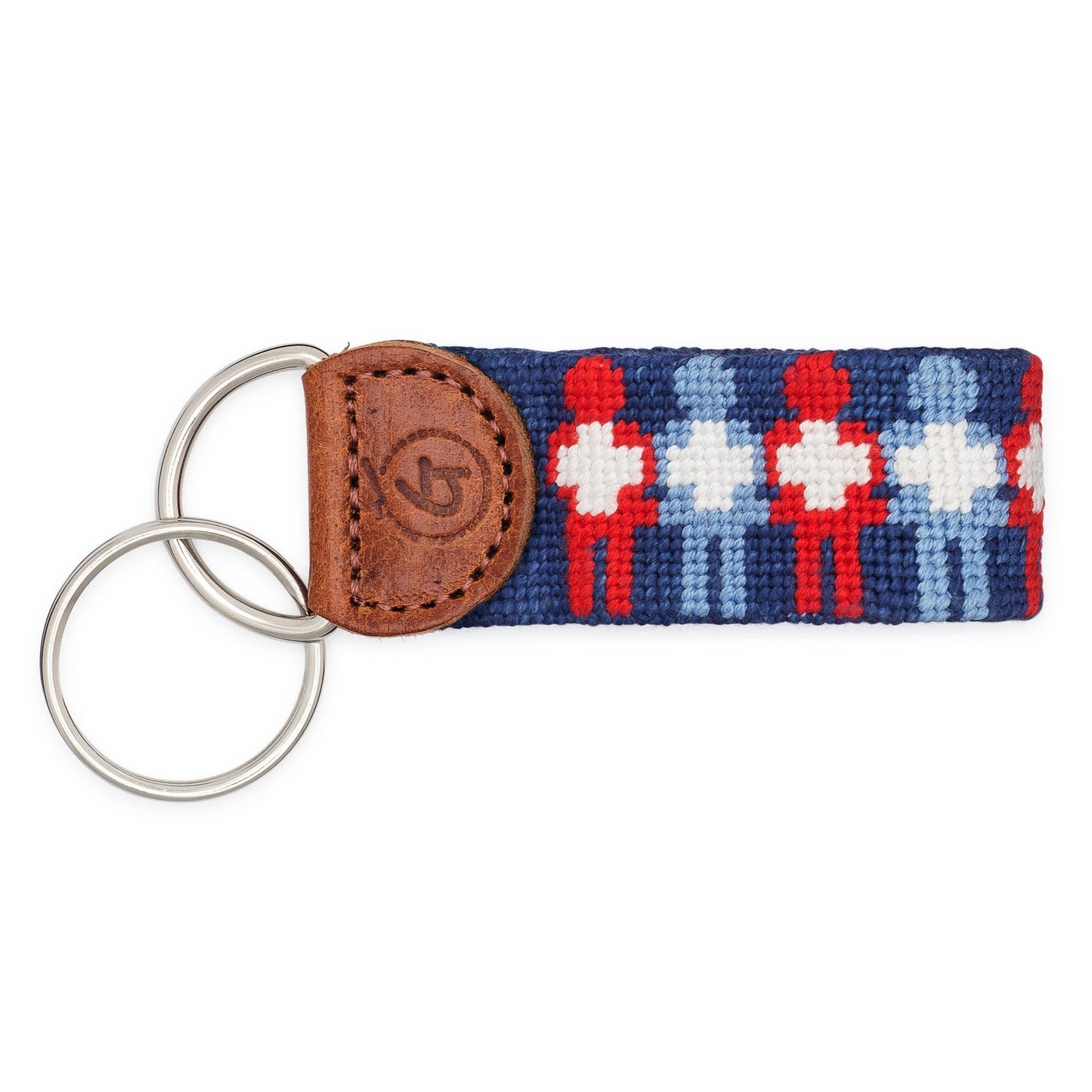 Salute to Healthcare Workers Needlepoint Keychain