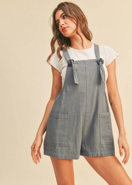 Cotton Washed Romper