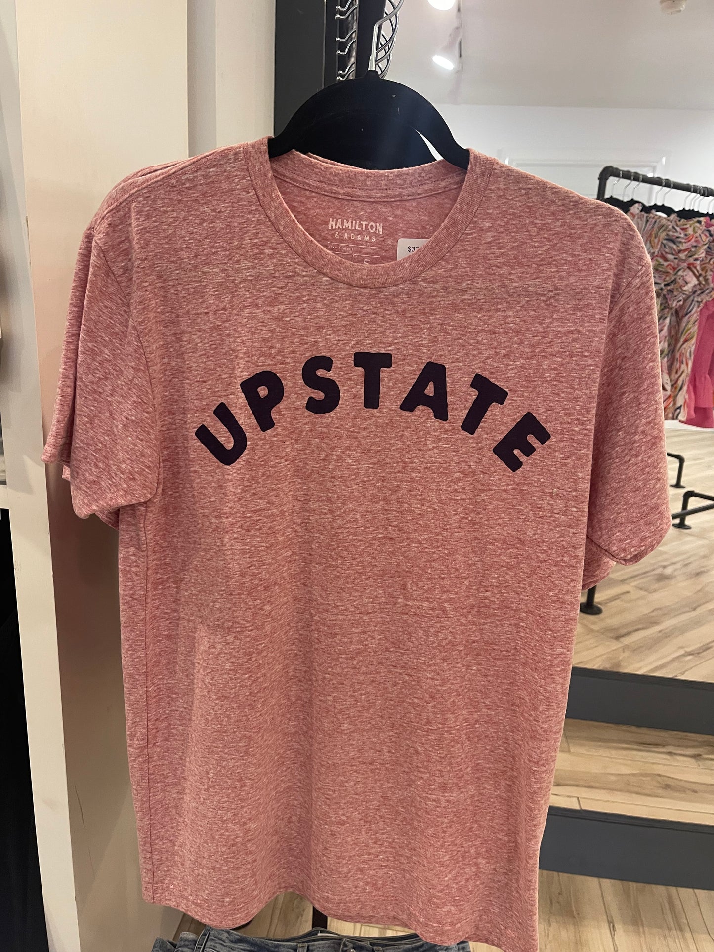 Upstate T-Shirt - Snow Heather Red