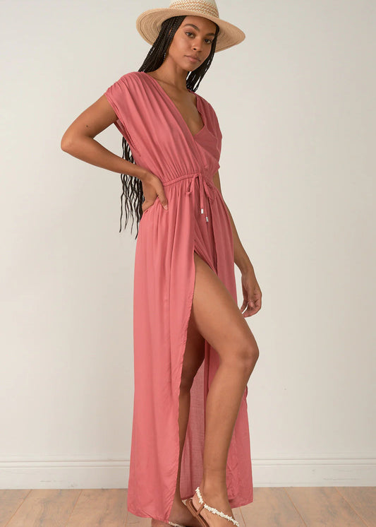 Siesta Maxi Dress - Hot Pink