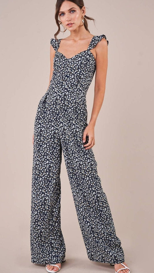 Catch Floral Bustier Jumpsuit