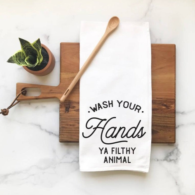 Ya Filthy Animal Tea Towel